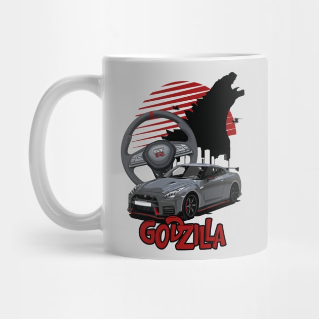 Nissan GT-R Godzilla Vector by Ajie Negara